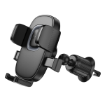 Hoco One Button Car Holder for Air Outlet H75 - Black Metal Gray